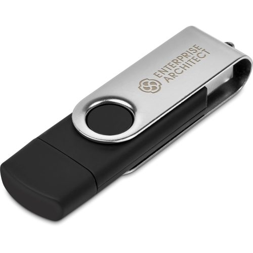 Shuffle Glint Flash Drive  32GB - Silver